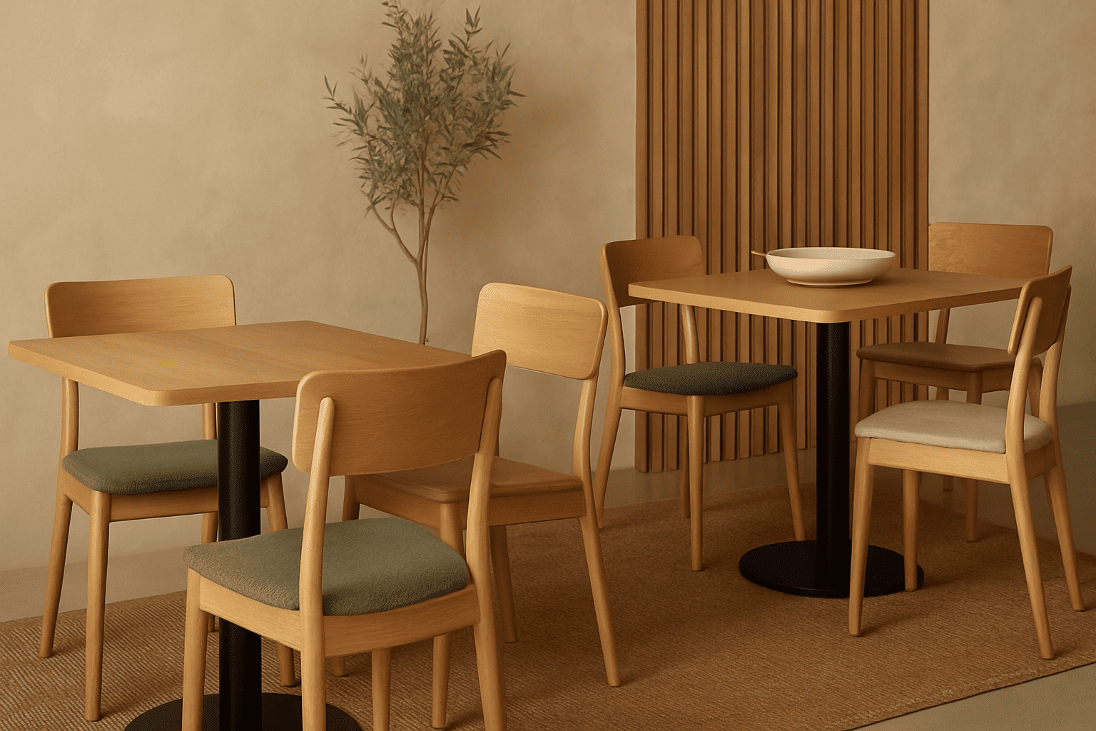 Tendencias en colores y acabados para muebles de hostelería en 2026